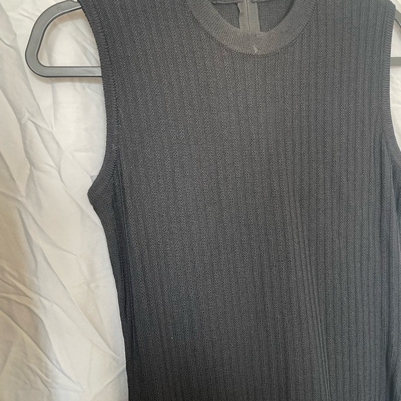 St. John Collection by Marie Gray Black Santana knit dress Set with Gold Buttons - Picture 8 of 11